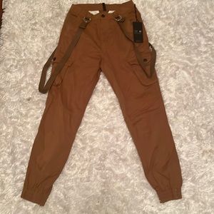 Fashion Nova Cargo Pants - Camel